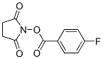 N-succinimidyl-4-fluorobenzoate molecular structure