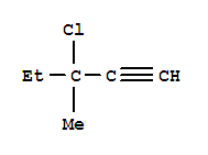 1-pentyne, 3-chloro-3-methyl- molecular structure