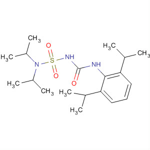Urea,N-[[bis(1-methylethyl)amino]sulfonyl]-N'-[2,6-bis(1-methylethyl)phenyl]- molecular structure
