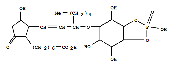 1,3,2-Benzodioxaphosphole,prost-13-en-1-oic acid deriv. molecular structure
