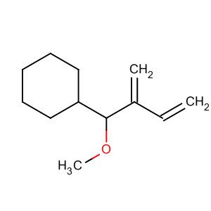 Cyclohexane, (1-methoxy-2-methylene-3-butenyl)- molecular structure