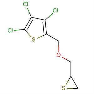 Thiophene, 2,3,4-trichloro-5-[(thiiranylmethoxy)methyl]-