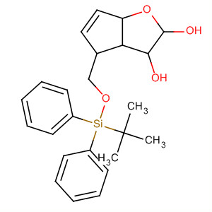 2H-Cyclopenta[b]furan-2,3-diol,4-[[[(1,1-dimethylethyl)diphenylsilyl]oxy]methyl]-3,3a,4,6a-tetrahydro- molecular structure