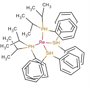 Rhenium,bis[bis(1-methylethyl)phenylphosphine]bis(diphenylsilyl)pentahydro- molecular structure