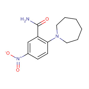 Benzamide, 2-(hexahydro-1H-azepin-1-yl)-5-nitro- molecular structure