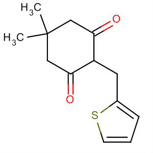 1,3-Cyclohexanedione, 5,5-dimethyl-2-(2-thienylmethyl)- molecular structure