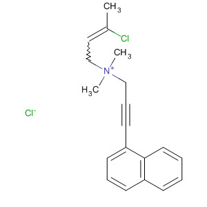2-Buten-1-aminium,3-chloro-N,N-dimethyl-N-[3-(1-naphthalenyl)-2-propynyl]-, chloride