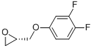 (S)-[(3,4-Difluorophenoxy)methyl]-oxirane molecular structure