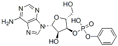 adenosine 3-phosphate phenyl ester molecular structure