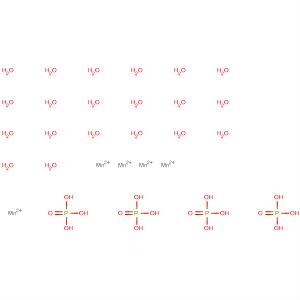 Phosphoric acid, manganese(2+) salt (4:5), tetrahydrate molecular structure