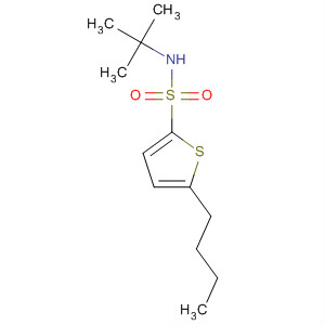 2-Thiophenesulfonamide, 5-butyl-N-(1,1-dimethylethyl)- molecular structure