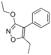 Isoxazole,3-ethoxy-5-ethyl-4-phenyl- molecular structure