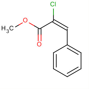 2-Propenoic acid, 2-chloro-3-phenyl-, methyl ester, (E)- molecular structure