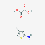 4-methylthiophen-2-amine;oxalic Acid molecular structure
