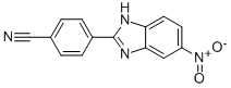 4-(5-NITRO-1H-BENZIMIDAZOL-2-YL)BENZONITRILE molecular structure