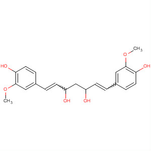 1,6-Heptadiene-3,5-diol, 1,7-bis(4-hydroxy-3-methoxyphenyl)- molecular structure