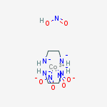 2-azanidylethylazanide;cobalt(3+);nitrous Acid;dinitrite molecular structure