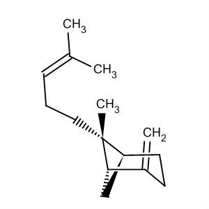 Bicyclo[3.1.1]heptane, 6-methyl-2-methylene-6-(4-methyl-3-pentenyl)-,(1S,5S,6R)- molecular structure