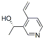 3-PYRIDINEMETHANOL,4-VINYL-A-METHYL-,(S)- molecular structure