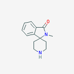 2-methyl-Spiro[1H-isoindole-1,4'-piperidin]-3(2H)-one molecular structure