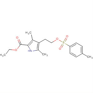 1H-Pyrrole-2-carboxylic acid,3,5-dimethyl-4-[2-[[(4-methylphenyl)sulfonyl]oxy]ethyl]-, ethyl ester