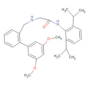 Acetamide,N-[2,6-bis(1-methylethyl)phenyl]-2-[[(3,5-dimethoxyphenyl)phenylmethyl]amino]- molecular structure