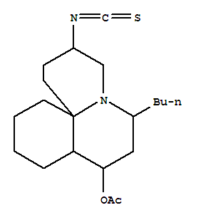 Benzo[i]quinolizin-8-ol,6-butyldodecahydro-3-isothiocyanato-, acetate (ester), (3a,6b,8b,8ab,12aS*)-