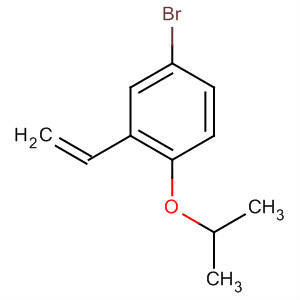 Benzene, 4-bromo-2-ethenyl-1-(1-methylethoxy)- molecular structure