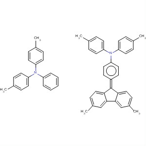 Benzenamine,4,4'-(3,6-dimethyl-9H-fluoren-9-ylidene)bis[N,N-bis(4-methylphenyl)- molecular structure