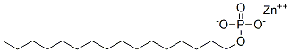zinc hexadecyl phosphate molecular structure