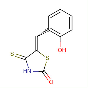 2-Thiazolidinone, 5-[(2-hydroxyphenyl)methylene]-4-thioxo- molecular structure