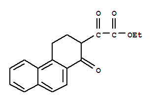 ethyl oxo(1-oxo-1,2,3,4-tetrahydrophenanthren-2-yl)acetate