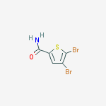4,5-dibromothiophene-2-carboxamide molecular structure