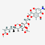 21,23-FORMYLIDENE-2-(N-HYDRO)-15-METHOXYRIFAMYCINS molecular structure