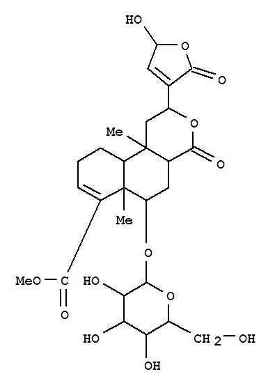 (-)-RumphiosideA molecular structure