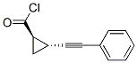CYCLOPROPANECARBONYL CHLORIDE,2-(PHENYLETHYNYL)-,TRANS- molecular structure