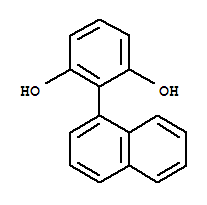 1,3-Benzenediol,2-(1-naphthalenyl)- molecular structure
