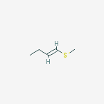 1-buten-1-yl methyl sulfide molecular structure