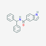 1H-Indole-7-carboxylic acid, [(2-fluorophenyl)methylene]hydrazide