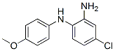 4-Chloro-N-(4-methoxyphenyl)-1,2-benzenediamine molecular structure