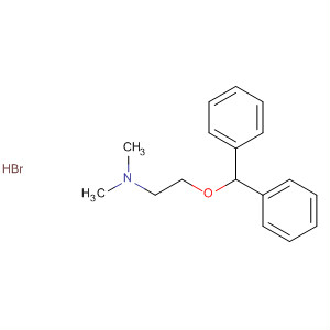 Ethanamine, 2-(diphenylmethoxy)-N,N-dimethyl-, hydrobromide molecular structure