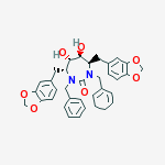 4R-(4A,5A,6SS,7SS)]-HEXAHYDRO-5,6-DIHYDROXY-4,7-BIS(5-BENZODIOXOLYLMETHYL)-2H-1,3-DIAZEPIN-2-ONE molecular structure