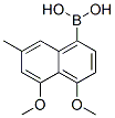 4,5-DIMETHOXY-7-METHYL-1-NAPHTHALENYLBORONIC ACID molecular structure