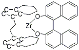 [(S,S)-ETHYLENEBIS(4,5,6,7-TETRAHYDRO-1-INDENYL)]ZIRCONIUM(IV)-(R)-1,1-BINAPHTH-2-OLATE molecular structure