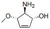 2-CYCLOPENTEN-1-OL,5-AMINO-4-METHOXY-,(1A,4A,5SS)- molecular structure