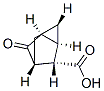 TRICYCLO[2.2.1.02,6]HEPTANE-3-CARBOXYLIC ACID, 5-OXO-, [1S-(1R*,2S*,3R*,4S*,6R*)]- molecular structure