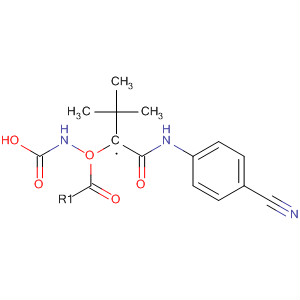 Carbamic acid, [2-[(4-cyanophenyl)amino]-2-oxoethyl]-,1,1-dimethylethyl ester molecular structure