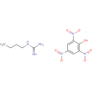Guanidine, butyl-, compd. with 2,4,6-trinitrophenol (1:1) molecular structure