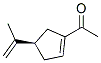 ETHANONE,1-[4-(1-METHYLVINYL)-1-CYCLOPENTEN-1-YL]-,(R)- molecular structure
