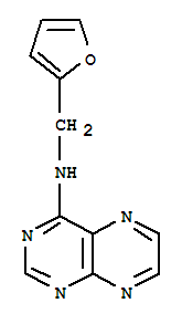 N-(furan-2-ylmethyl)pteridin-4-amine molecular structure
